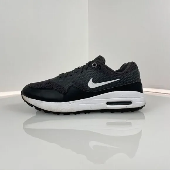 Women's Nike Air Max 1 Golf White Black Spikeless Golf Shoes CI7736-001 Size 9.5 - Picture 3 of 6
